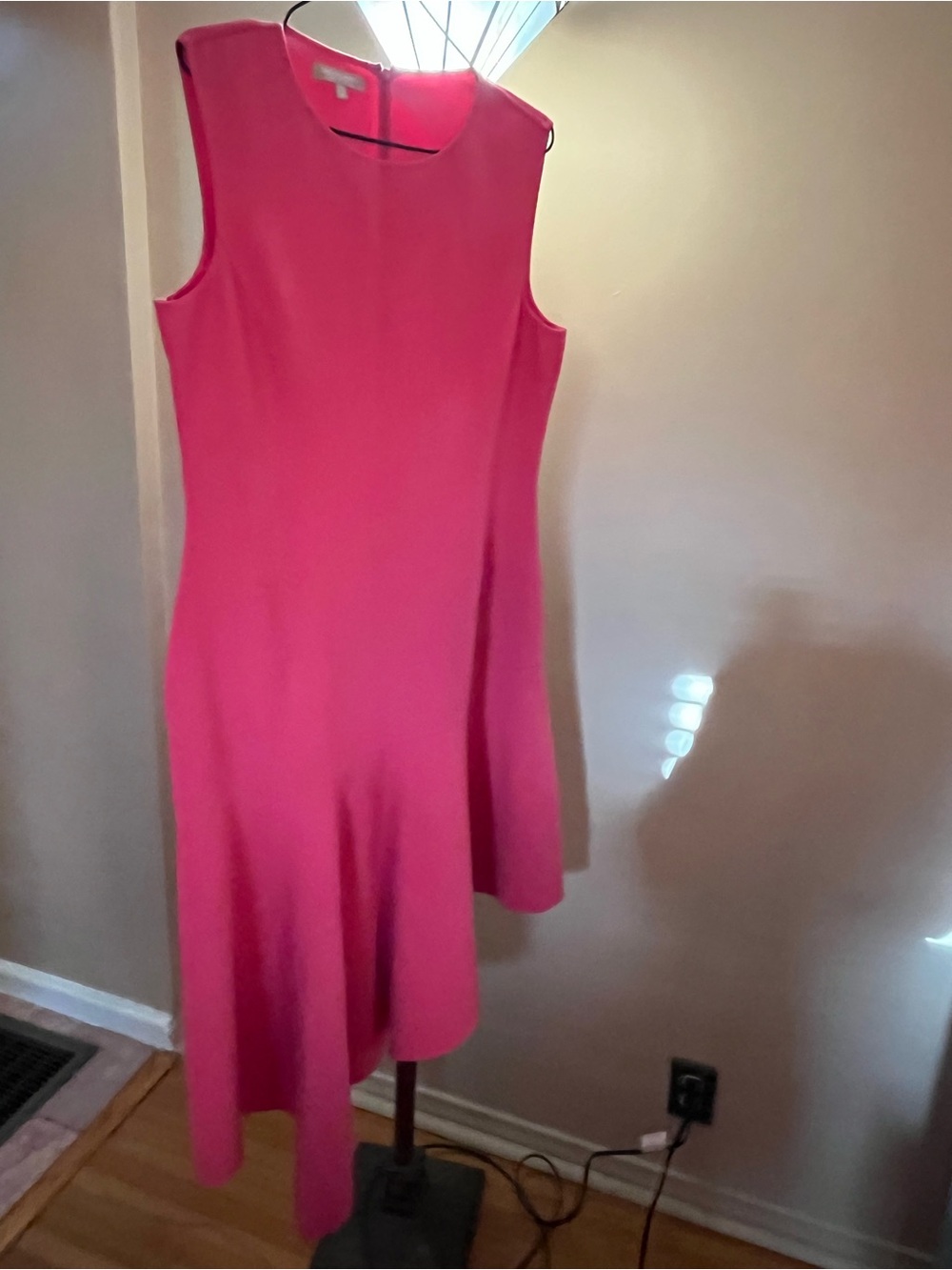 Michael Kors Sleeveless Coral A-Line Wool blend Dress Size 14